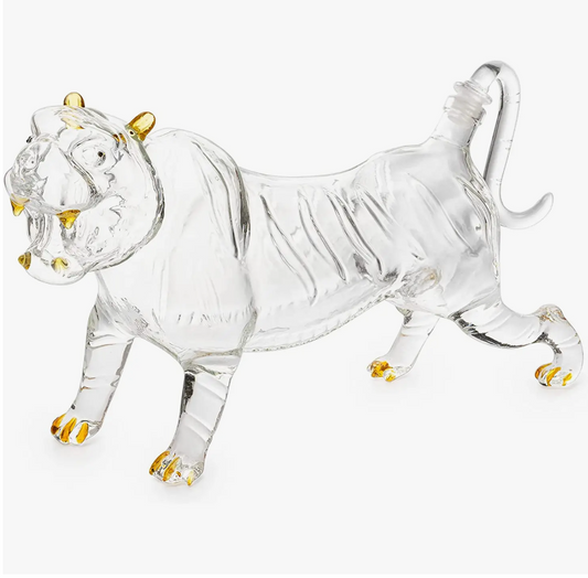 Tiger Decanter Whiskey and Wine Decanter